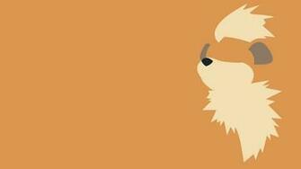 Growlithe Minimalist Pokemon Wallpaper