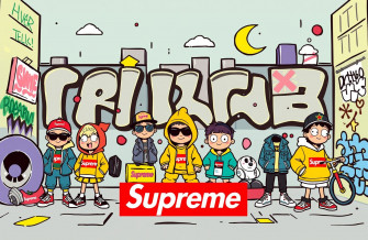Supreme Cartoon Wallpaper
