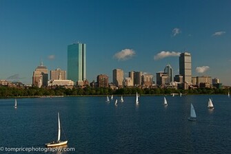 Wallpaper Skyline Buildings Boston Background Bostonskyline Pictures
