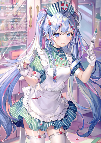 Anime Girls Original Characters Artwork Momoko Nurse Outfit