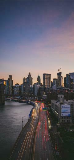 Manhattan Bridge New York United States iPhone X Wallpaper