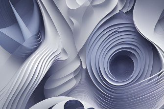 Fluid Design With Fabric Or Ribbon Like Shapes The Windows