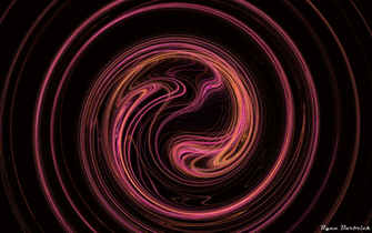 Pink And Black Swirls Background Swirl