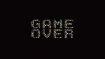 Game Over Poster Desktop Pc And Mac Wallpaper