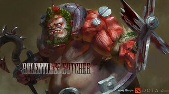 Pudge The Relentless Butcher Wallpaper Dota