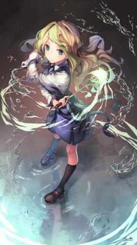 Diana Cavendish Little Witch Academia Mobile Wallpaper