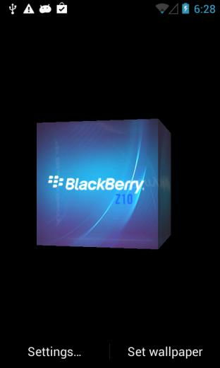 Blackberry Z10 Cube Lwp HD Screenshot