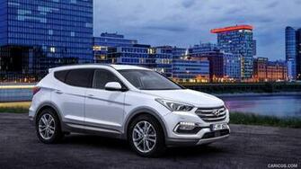 Hyundai Santa Fe Front HD Wallpaper