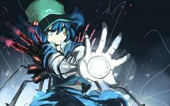 Touhou Hat Kawashiro Nitori Rikkido Shirt Skirt Twintails