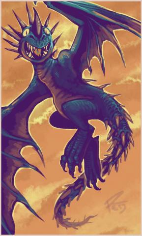 Deadly Nadder By Redtallin