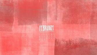 February Calendars And Wallpaper Red Stamp