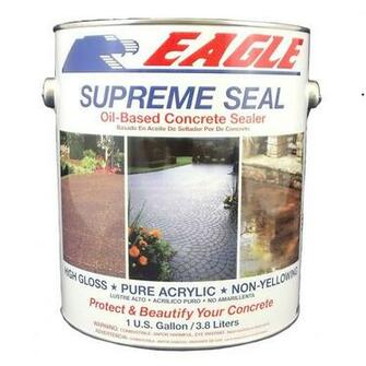 Shop Eagle Gallon Clear High Gloss Concrete Sealer At Lowes