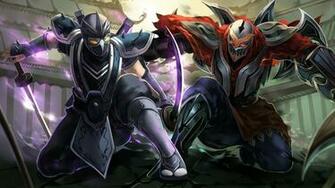 Zed Vs Shen Ninja Champions League Of Legends Game HD Fighting