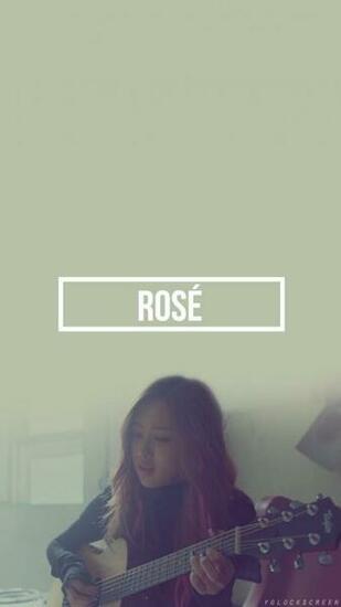 Yg Lockscreen World On Black Pink Ros Phone
