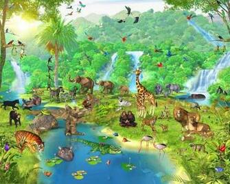 Jungle Wallpaper Desktop Animals Murals For