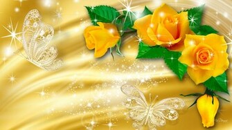 Yellow Roses Wallpaper