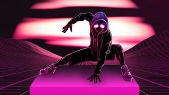 Wallpaper 4k Neon Spider Man Artist