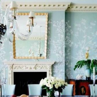 Wallpaper And Crown Molding I Love