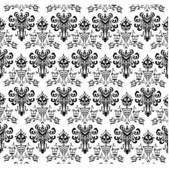 Haunted Mansion Wallpaper Pattern