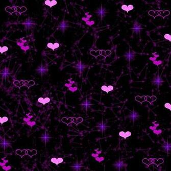 Background Hearts Purple
