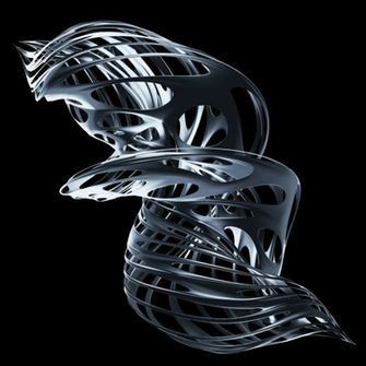 Skew Warped 3d Shapes In Abstract Stock Art By Chroma