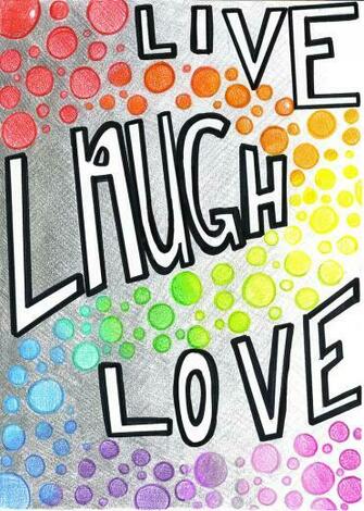 Live Laugh Love Wallpaper Border