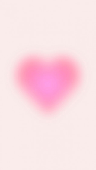 Heart Gradient In iPhone Wallpaper Preppy Ombre