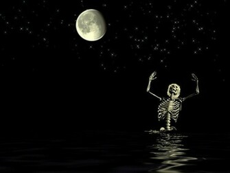 Funny Skeleton Wallpaper