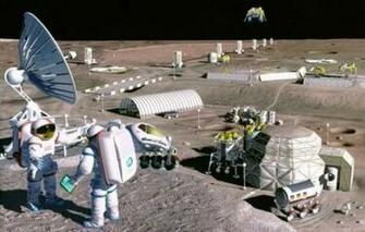 Amazing Nasa Moon Base Wallpaper