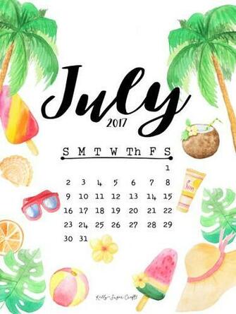 July Calendar Wallpaper Kelly Sugar Crafts