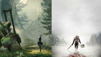 Nier Automata Wallpaper By Marblegallery7 On