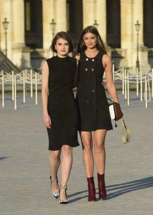 Taylor Hill Arrives At The Louis Vuitton Dinner Party