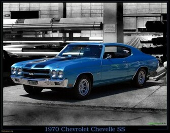 Old School Muscle Cars Wallpaper