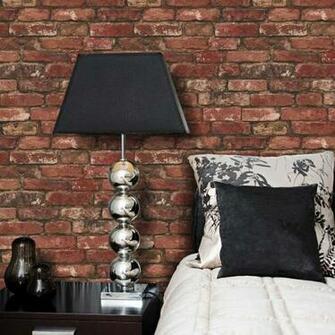 Home Shop By Brand Fine Decor Rustic Red Brick Wallpaper