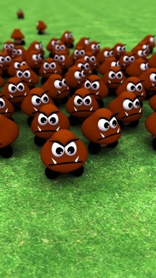 Mario Goomba HD Wallpaper Of Anime Manga
