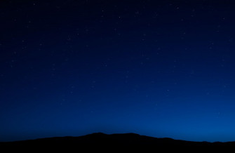 Blue Night Sky Wallpaper