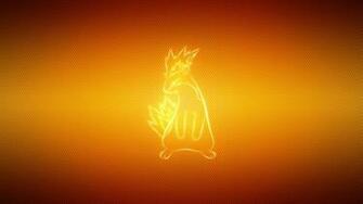 Pokemon Yellow Background Cartoon Quilava Wallpaper
