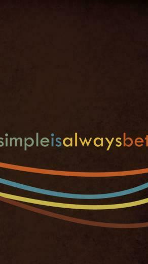 Simple iPhone 5s Wallpaper iPad
