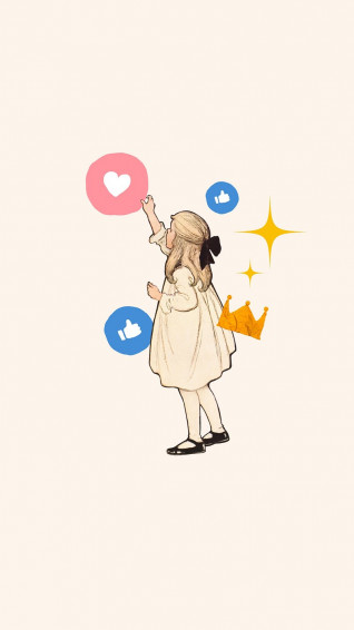 Content Cartoon Image Wallpaper