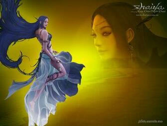 Shaiya Dark And Light Goddess Wallpaper Mmorpg Photo