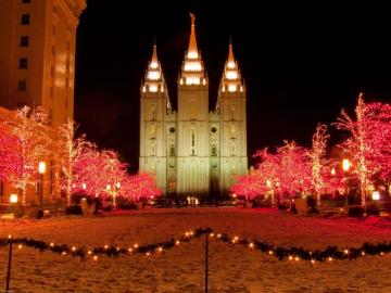 Salt Lake Temple Christmas Wallpaper Lds S M I L E