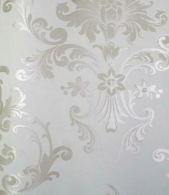 Silver And White Equus Wallpaper Options Living Room