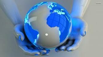 Earth Globe Art HDr Wallpaper