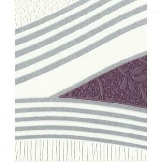 Home Metallic Waves Purple White Blown Vinyl Wallpaper By Direct