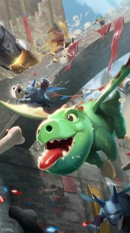 Wallpaper Clash Royale Deck
