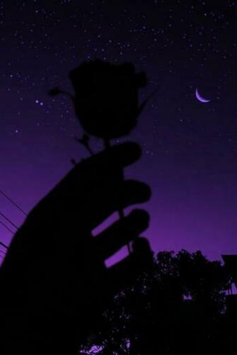 Dark Purple Aesthetic Wallpaper Top