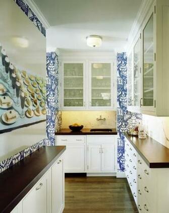 Butlers Pantry Design David Hicks Wallpaper The Vase