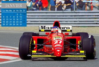 Wallpaperf1 Calendrier F1 Janvier