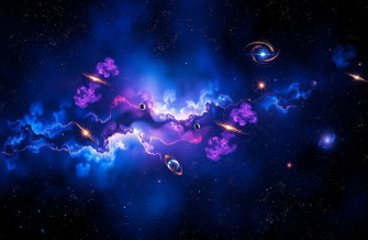 Space Star Background