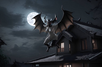 Bat Demongirl By Icedragon4u